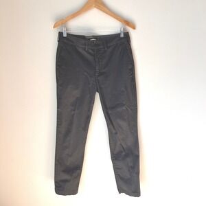 Express Mens Slim Hyper Stretch Charcoal Gray Chino Pants Size 30x30